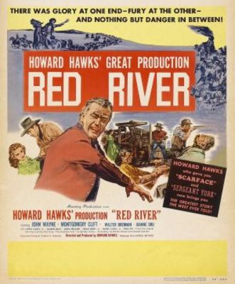 Red River movie poster (1948) wooden framed poster