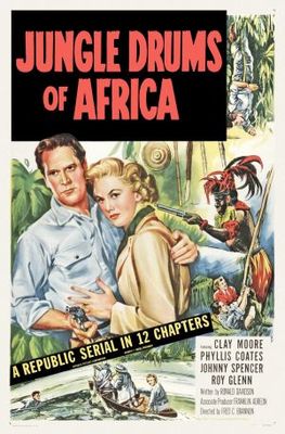 Jungle Drums of Africa movie poster (1953) tote bag