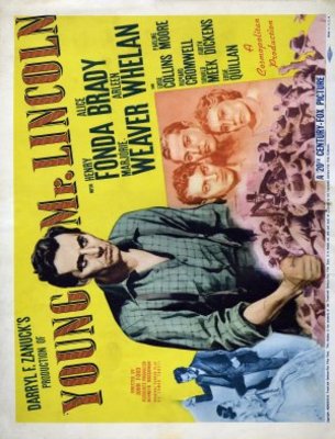 Young Mr. Lincoln movie poster (1939) pillow