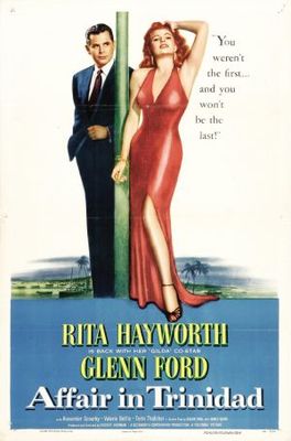 Affair in Trinidad movie poster (1952) canvas poster
