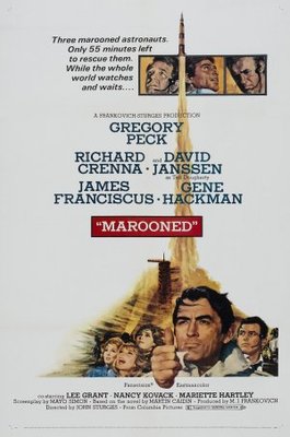 Marooned movie poster (1969) pillow
