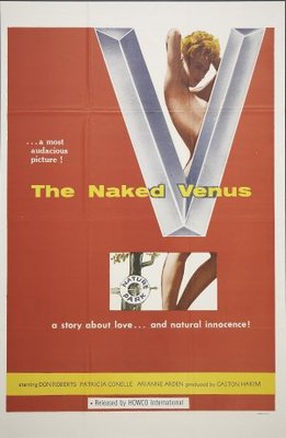 The Naked Venus movie poster (1959) canvas poster