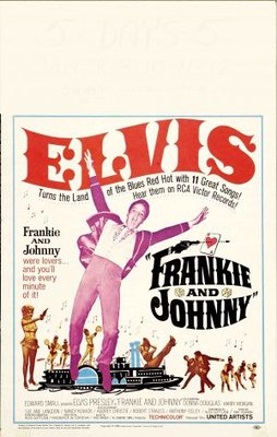 Frankie and Johnny movie poster (1966) wooden framed poster