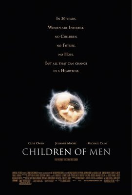 Children of Men movie poster (2006) wood print
