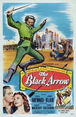 The Black Arrow movie poster (1948) metal framed poster