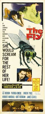 The Fly movie poster (1958) wooden framed poster