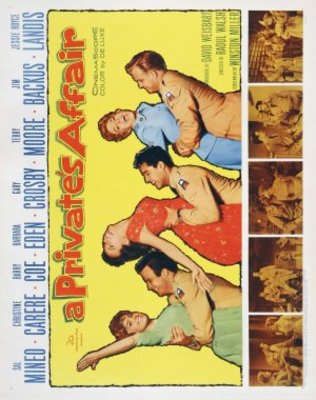 A Private's Affair movie poster (1959) mouse pad