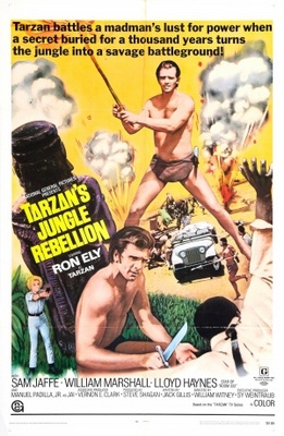 Tarzan's Jungle Rebellion movie poster (1967) canvas poster