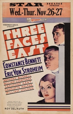 Three Faces East movie poster (1930) mug