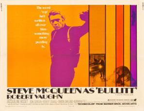 Bullitt movie poster (1968) mouse pad