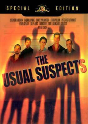 The Usual Suspects movie poster (1995) wood print