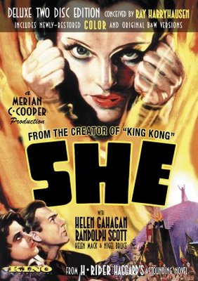 She movie poster (1935) metal framed poster