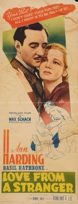 Love from a Stranger movie poster (1937) poster with hanger