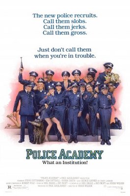 Police Academy movie poster (1984) canvas poster