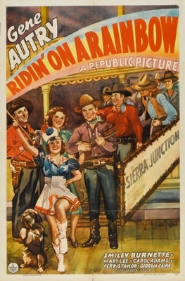 Ridin' on a Rainbow movie poster (1941) canvas poster