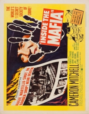 Inside the Mafia movie poster (1959) wooden framed poster