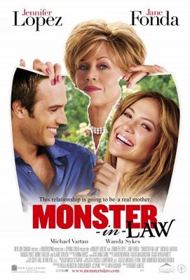Monster In Law movie poster (2005) wooden framed poster