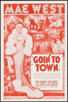 Goin' to Town movie poster (1935) wooden framed poster