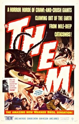 Them! movie poster (1954) metal framed poster