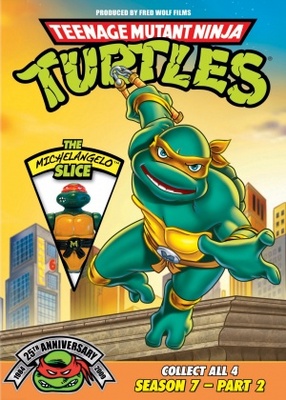 Teenage Mutant Ninja Turtles movie poster (1987) wood print