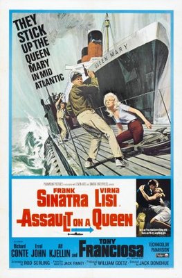 Assault on a Queen movie poster (1966) wooden framed poster