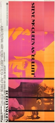 Bullitt movie poster (1968) wood print