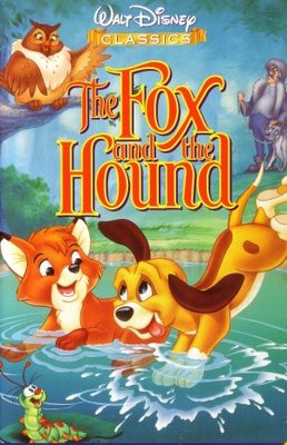 The Fox and the Hound movie poster (1981) wood print
