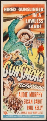 Gunsmoke movie poster (1953) canvas poster