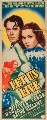 Let Us Live movie poster (1939) poster