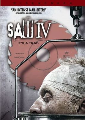 Saw IV movie poster (2007) canvas poster