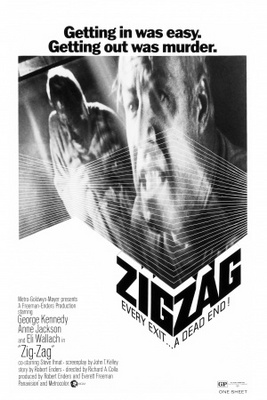 Zigzag movie poster (1970) poster with hanger