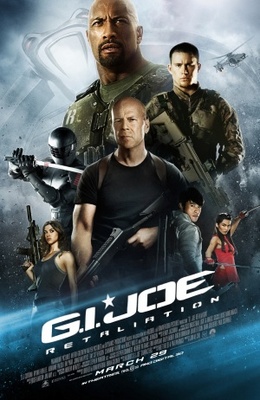 G.I. Joe: Retaliation movie poster (2013) wooden framed poster