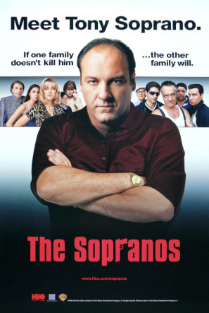 The Sopranos movie poster (1999) wood print