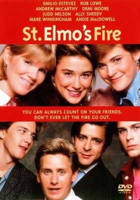 St. Elmo's Fire movie poster (1985) poster with hanger