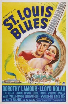 St. Louis Blues movie poster (1939) metal framed poster