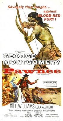 Pawnee movie poster (1957) poster