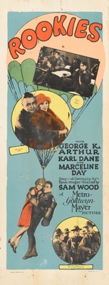 Rookies movie poster (1927) metal framed poster