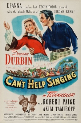 Can't Help Singing movie poster (1944) wooden framed poster
