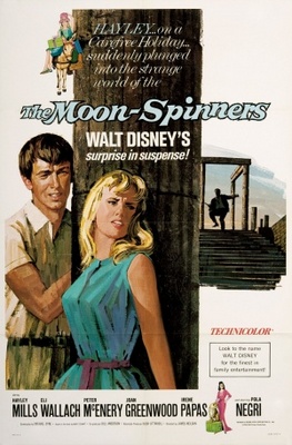 The Moon-Spinners movie poster (1964) wood print