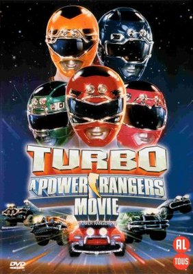 Turbo: A Power Rangers Movie movie poster (1997) metal framed poster