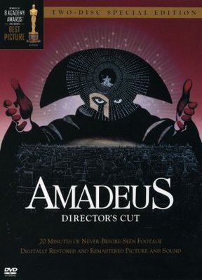 Amadeus movie poster (1984) wood print