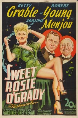 Sweet Rosie O'Grady movie poster (1943) metal framed poster