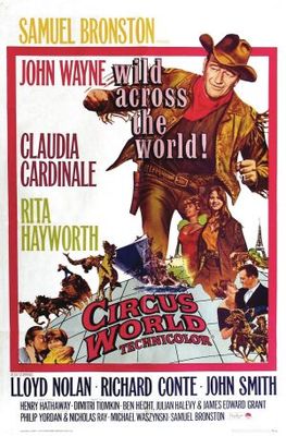 Circus World movie poster (1964) wood print