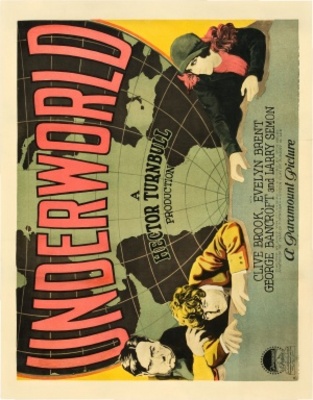 Underworld movie poster (1927) metal framed poster
