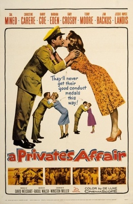 A Private's Affair movie poster (1959) canvas poster