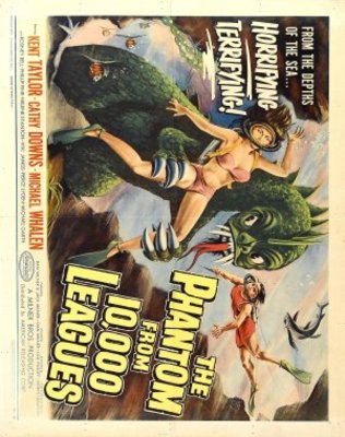 The Phantom from 10,000 Leagues movie poster (1955) pillow