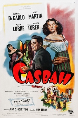 Casbah movie poster (1948) t-shirt