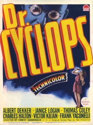 Dr. Cyclops movie poster (1940) wooden framed poster