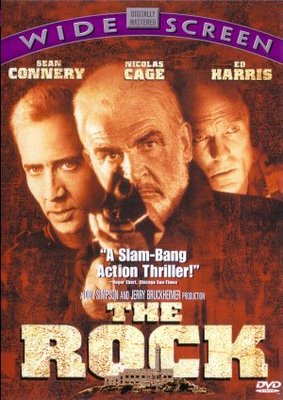 The Rock movie poster (1996) wood print