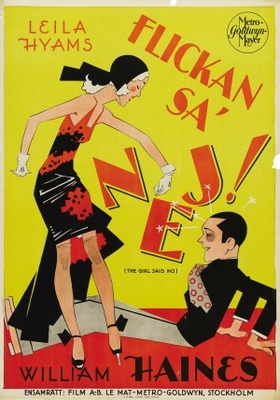The Girl Said No movie poster (1930) wood print